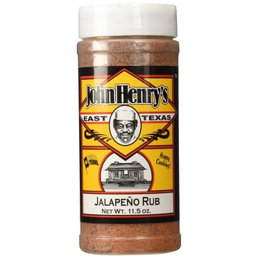 John Henry's East Texas Honey Rib Rub Seasoning – 11.5 Oz All-Purpose BBQ Rub, Made In USA