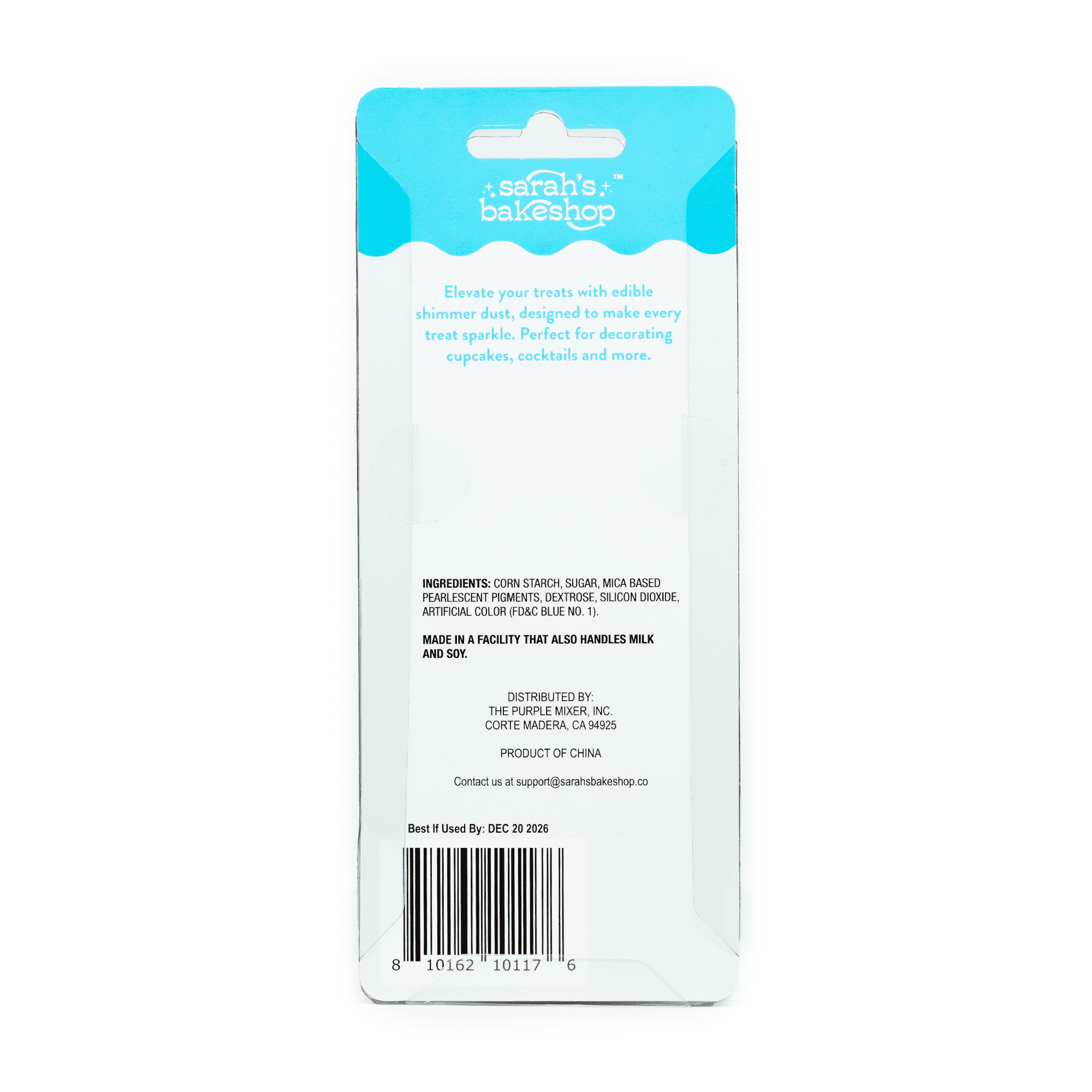 Miss Jones Baking Co. Edible Shimmer Dust Pump Blue 0.35oz