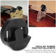 thumbnail image 1 of Fosa Cello Silencieux, Pratique Cello Silencieuse, Caoutchouc Rond Circulaire de Haute Qualité Accessoire Instruments de Musique Cello Noir, 1 of 9
