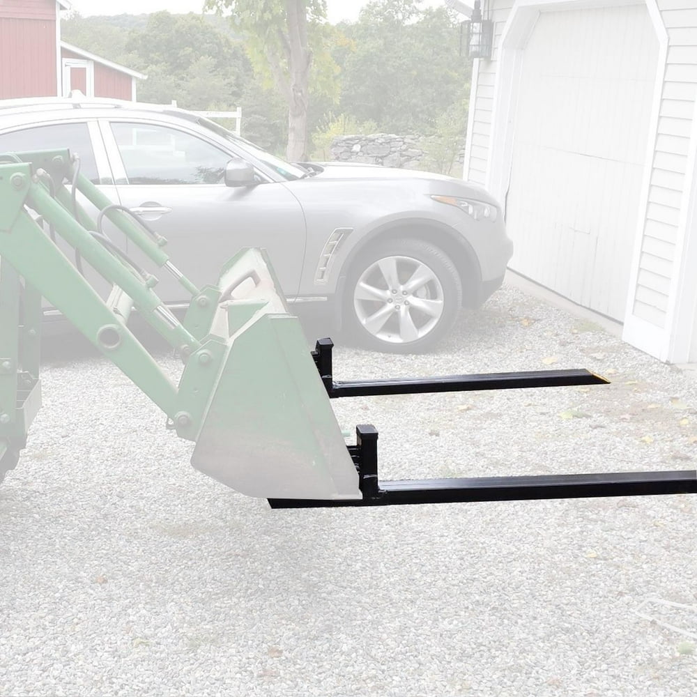Clamp on Pallet Forks, 60" HD Clamp on Pallet Forks 4000 LB Capacity