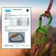 thumbnail image 5 of Pack de 3 Mosquetones para Escalada FVW de Alta Resistencia 25KN Certificados UIAA, 5 of 6
