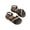 Black, variant on Gyujnb Girls Open Toe Sandals Pearl Decor Ruched Strap Adjustable Buckle Flat Summer Casual Shoes,2.5-3 Years