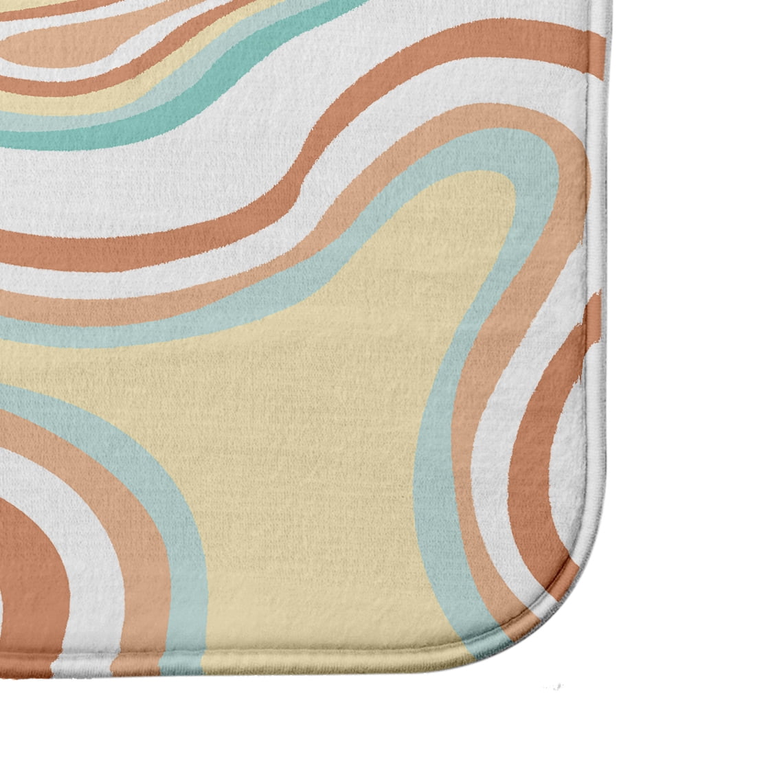 Simply Daisy 24" x 17" Plush Microfiber Coral Agate Bath Mat