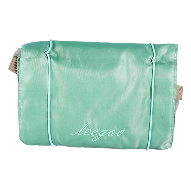 Neceser de Maquillaje Zulema con Tirantez para Juego de Brochas Verde