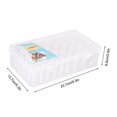 thumbnail image 3 of Caja de Almacenamiento Naiovety para Bobinas de Costura Transparente Gran Tamaño, 3 of 6