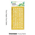 thumbnail image 4 of Traceease Pochoir de Lettrage Alphabet, Outils de Dessin Modèles de Lettres et Chiffres Anglais, 4 of 6