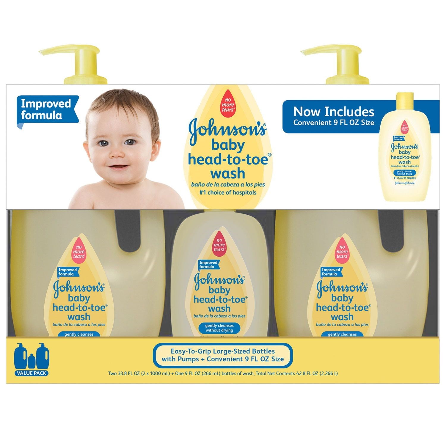 johnson and johnson baby head to toe wash