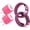 Pink, variant on 2-Pack Type C Charger Block with 6FT Braided USB C Cable, Compact Wall Charger Phone Charger Station Compatible with iPhone 17/16/15 Pro Max iPad Pro Galaxy S26 Android, Purple