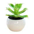 thumbnail image 2 of Sunjoy Tech Artificial Plant Green Small Fake Potted Plant Table Ornament Garden Decor, 2 of 8