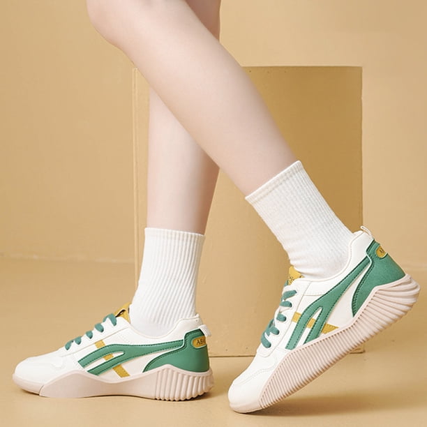 Mujeres zapatillas de zapatillas anchas zapatillas atléticas zapatillas de moda de zapatillas de zapatilla de zapatillas de zapatillas sin deslizamiento para al aire libre