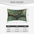 thumbnail image 6 of Daiia Succulents Bedding Waterproof Pillow Protector Zippered Queen – Bed Bug Proof Pillow Encasement-20"x30", 6 of 9