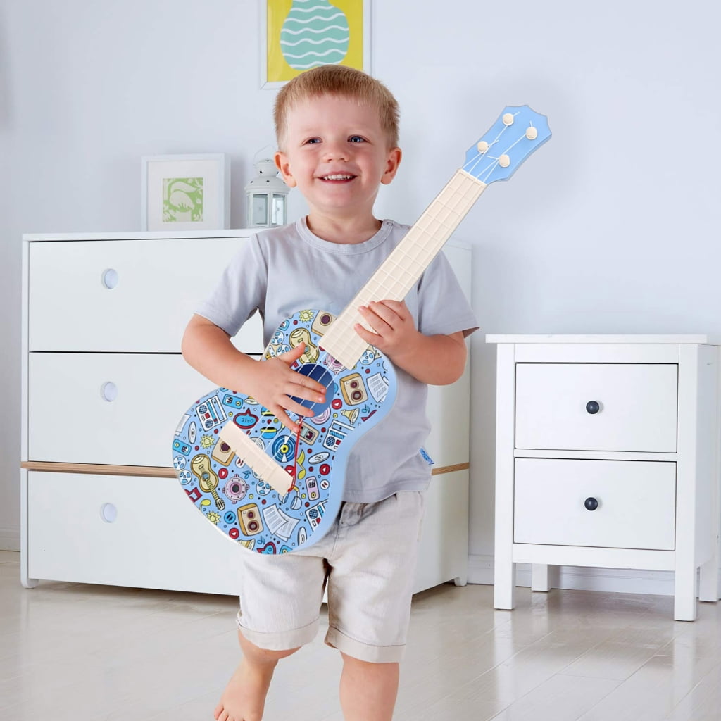 Yokua 21'' Ukulele Baby Sensory Toy Toddler Ukulele Infant Instrument Toy