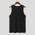 thumbnail image 4 of INCERUN Men Belt Punk Fancy Shirts Pure Color Holiday Casual Comfy Tank Tops Vest, 4 of 12