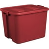 Sterilite 20-Gallon Latch Tote, Infra Red (Available in Case of 6 or Single Unit)
