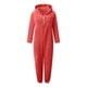 thumbnail image 5 of Pijama Augper de manga larga para mujer, mono de peluche con capucha, informal, cálido, para invierno, 5 of 6
