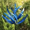 thumbnail image 2 of Turbina eólica de jardín | Spinner dinámico de jardín de hierro forjado 3D | Molino de viento giratorio de 360 grados para exteriores para balcones, porches, patios, jardines, 2 of 5