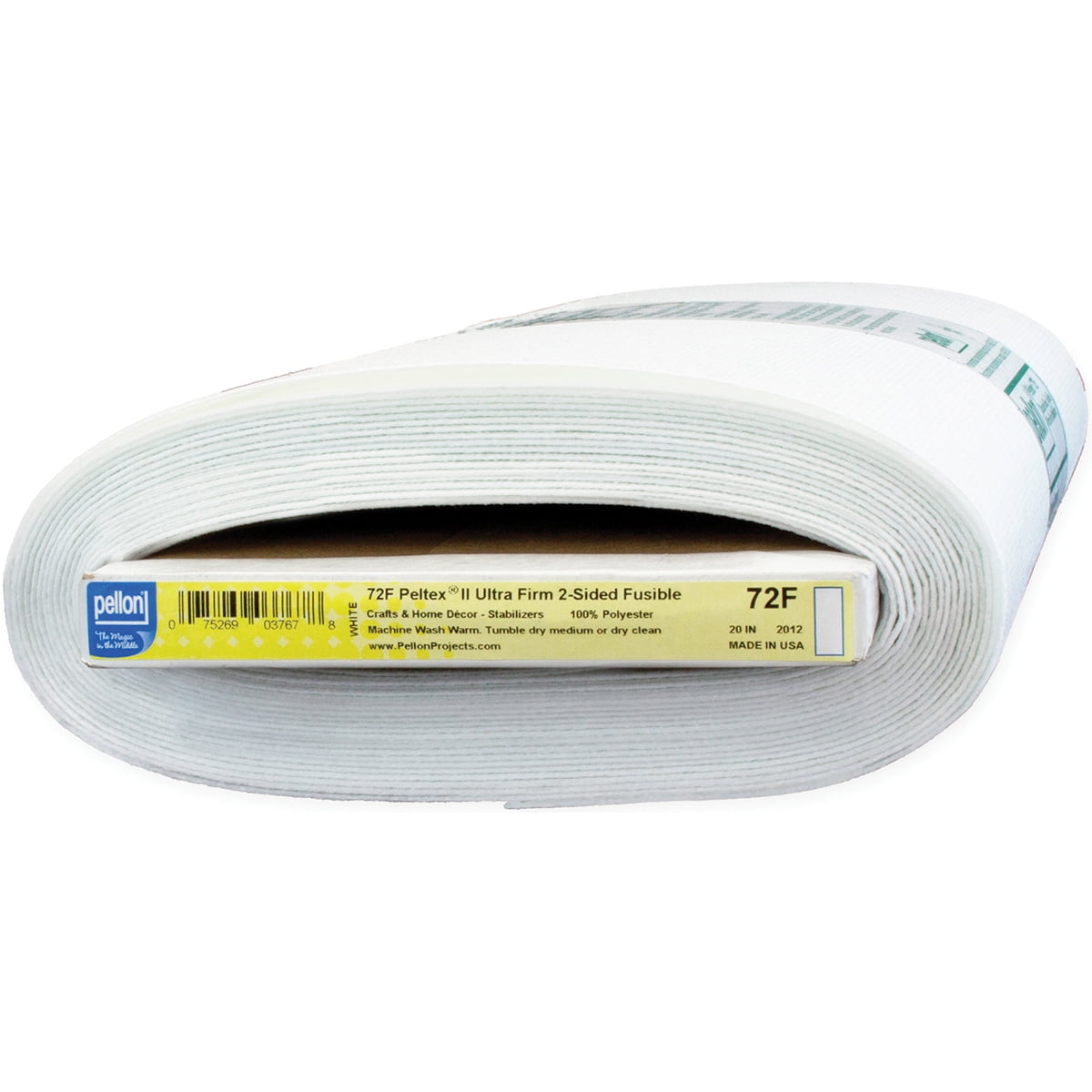 Peltex II 2Sided Fusible Interfacing White 20"X10yd FOB MI Walmart