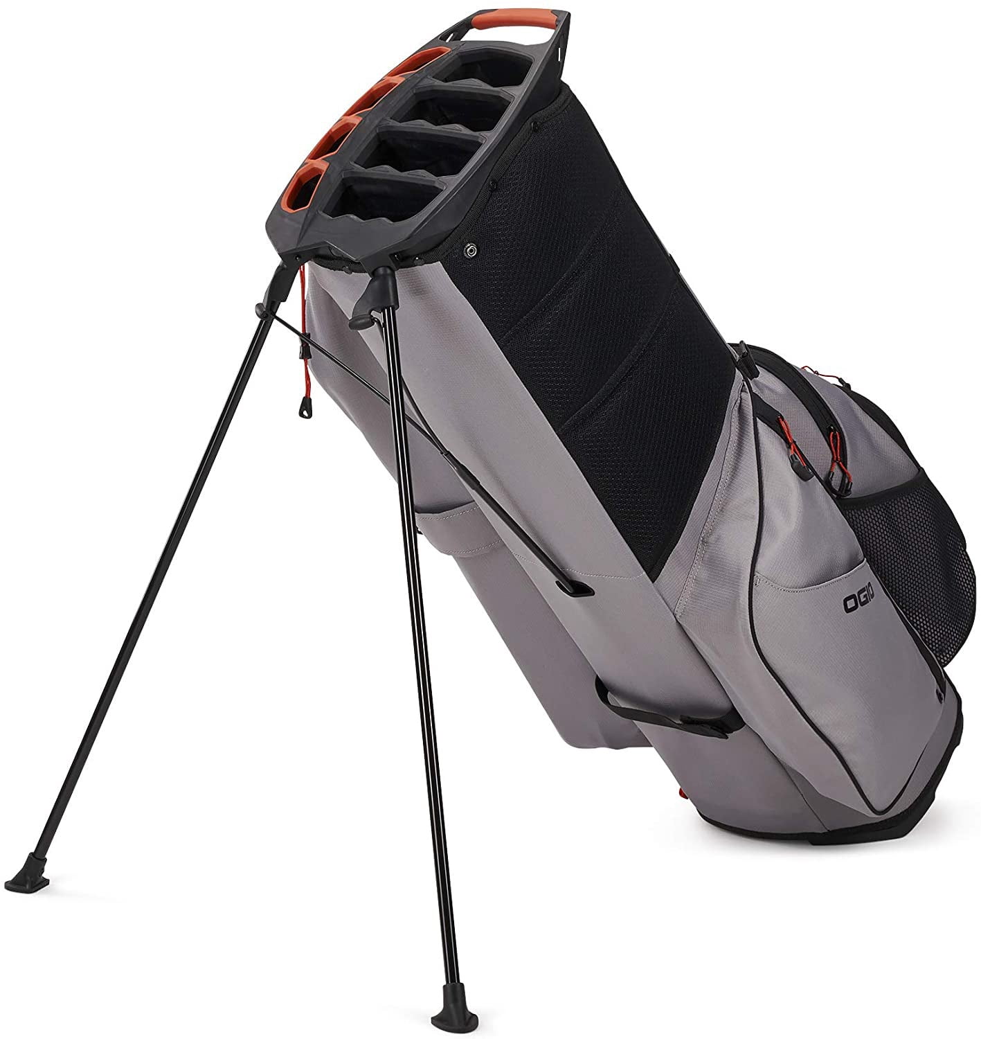 OGIO WOODĒ Hybrid Golf Club Bag, 8-way Top, 9 Pockets, Grey