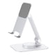 thumbnail image 1 of Soporte Plegable para Teléfono con Rotación de 360° - Soporte Ajustable de Aleación de Aluminio para Smartphones y Tablets, Agarre Portátil con Base Antideslizante, Gris o Blanco, 1 of 2