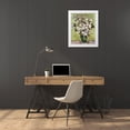thumbnail image 3 of Van Gogh, Vincent 12x14 White Modern Wood Framed Museum Art Print Titled - Vase of Roses, 3 of 4