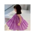 thumbnail image 3 of Kernelly Baby Girls Tutu Dress Toddler Tulle Dresses Long Sleeve Cotton Tutu Dress Sleeveless Infant Dress Party Tulle Sundress, 3 of 6