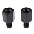 thumbnail image 4 of Pair Motorcycle Mirror Adapters 8mm Mount to RH 8mm Mirror Scooter Moped, 4 of 7
