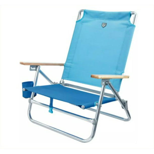 Quest Porta-Lite 3 Position Beach Chair BLUE - Walmart.com