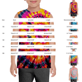 thumbnail image 3 of YunPes ﻿ Boys Tank Tops Sleeveless Crewneck T-shirt Fashion Gradient Tie Dye Athletic Undershirts Summer Kids Quick Dry Sweatshirt Tops, 3 of 5