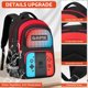 thumbnail image 2 of Mochila escolar TILYTADLY Gamer Boys de 17.3 pulgadas para niños de 6 a 18 años, 2 of 7