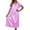 j8-Light Pink, variant on LIIPEE Womens Summer Nightgown Casual Short Sleeve Lace Sleep Dress Ladies Cozy Sleepwear