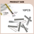 thumbnail image 6 of LeeQinersw 10 Pieces Model Train Rail Joiners DIY Scenario Modeling Projects Fishplates HO Scale, 6 of 8