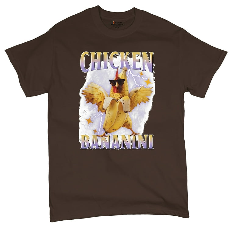 Chicken Bananini T-shirt Funny Italian Brainrot Gen Z Alpha Meme