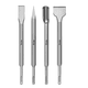 thumbnail image 1 of Kit de Cinceles SDS para Taladro Rotomartillo 25 cm 4 Pzs BLOOSOM, 1 of 5