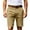 Khaki^, variant on Jjayotai George Shorts Men, Men's Cool Straight Fit Flat Front 4-Way Stretch Expandable Waist Short, Mens Cargo Shorts