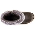thumbnail image 3 of OshKosh B'gosh Girls Gray Duchess Faux-Fur Boot Toddler 7, 3 of 6
