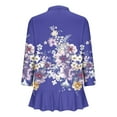 thumbnail image 3 of Pisexur Womens Jacket Open Front Cardigans Plus Size Jackets Coats Fall Jackets Women's Non Positioning Printed Fashionable Loose Lace Cardigan Top, 3 of 4