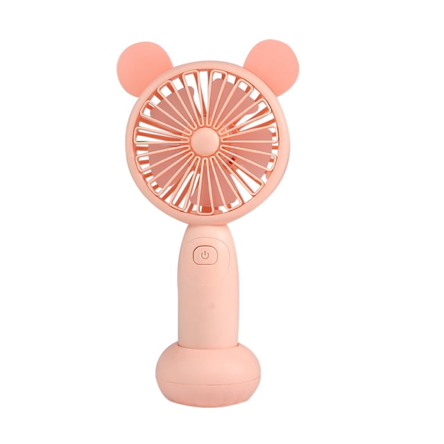 Bewildely Ventilador de bolsillo de mano de dibujos animados, Clip de carga USB, escritorio perezoso, Halter, pequeño regalo de seguidor Electrodomésticos No.03 Bewildely HA8618-03B