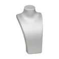 thumbnail image 2 of Expositor de busto para collares, soporte de maniquí para collares, elegante estante de almacenamiento, organizador de joyas de cuero sintético para 105 cm x 65 cm x 20 cm, 2 of 10