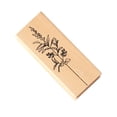 thumbnail image 1 of Bewildely Sello de plantas de hierba Vintage, sellos de goma DIY para álbum de recortes, papelería, sello estándar para álbum de recortes Artesanía liu-lan Bewildely HA003521-01B, 1 of 1