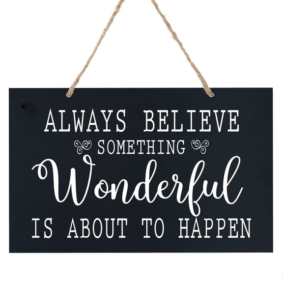 Anniversary Wooden Wedding Ceremony Sign Gift - Always Believe