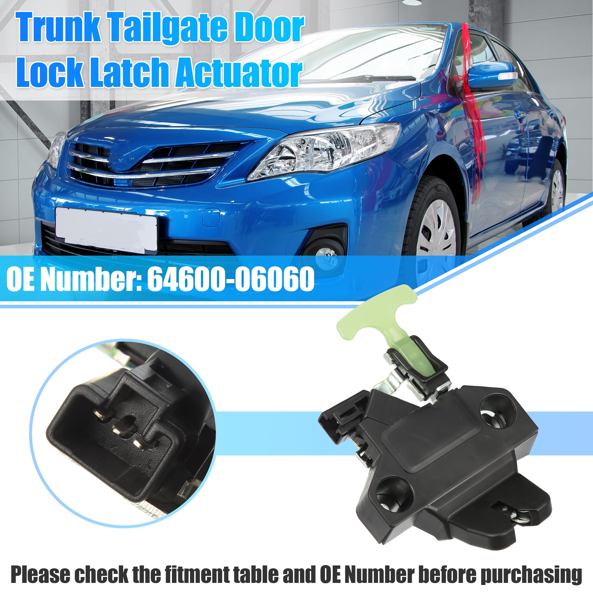 リアル Latch Tailgate Rear Car Actuator Latch Lock Door Trunk Rear TruckBed&TailgateAccessories