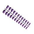 thumbnail image 3 of Soidarity 24 piezas de uñas postizas, accesorio de moda para mujer, puntas de uñas para el salón del hogar Juegos de manicura Púrpura claro, 3 of 5