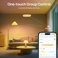 thumbnail image 6 of Linkind Matter Smart Light Bulb, A19 Tunable White, 9W, 60W Equivalent, 800lm, E26 Base, 1 Pack, 2025 Upgraded, 6 of 8