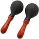 thumbnail image 1 of Maracas para presentaciones en vivo, instrumentos de percusión con carcasa de ABS y mangos de madera con diseño ergonómico para un uso fácil y una amplia gama de usos., 1 of 4