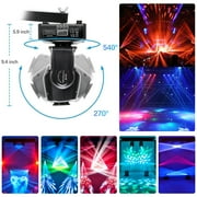JAJALUYA Moving Head Light, 30W, 8 Pattern, 8 Colors, RGBW LED, Color Changing