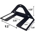 thumbnail image 4 of Soporte para raqueta de tenis de mesa, soporte de exhibición para raqueta de tenis de mesa, estante de almacenamiento, productos deportivos fáciles, estante de almacenamiento, negro, 1 pieza, 4 of 5