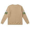 thumbnail image 4 of Dwelliawo St. Patricks Day Shirts for Men Print Waffle Knit Long Sleeve Tees Fashion Saint Patrick's Irish Clover Shamrock Printed Shirts Round Neck Outfit Khaki 4XL, 4 of 6