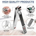 thumbnail image 2 of Gifts for Men/Women, Stainless Steel Manicure Set with PU leather case, Personal care tool, 2 of 5