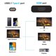 thumbnail image 4 of SatelliteSale USB Tipo C a Adaptador HDMI hembra PVC negro cordón SatelliteSale USB-C to Female HDMI Adapter, 4 of 5