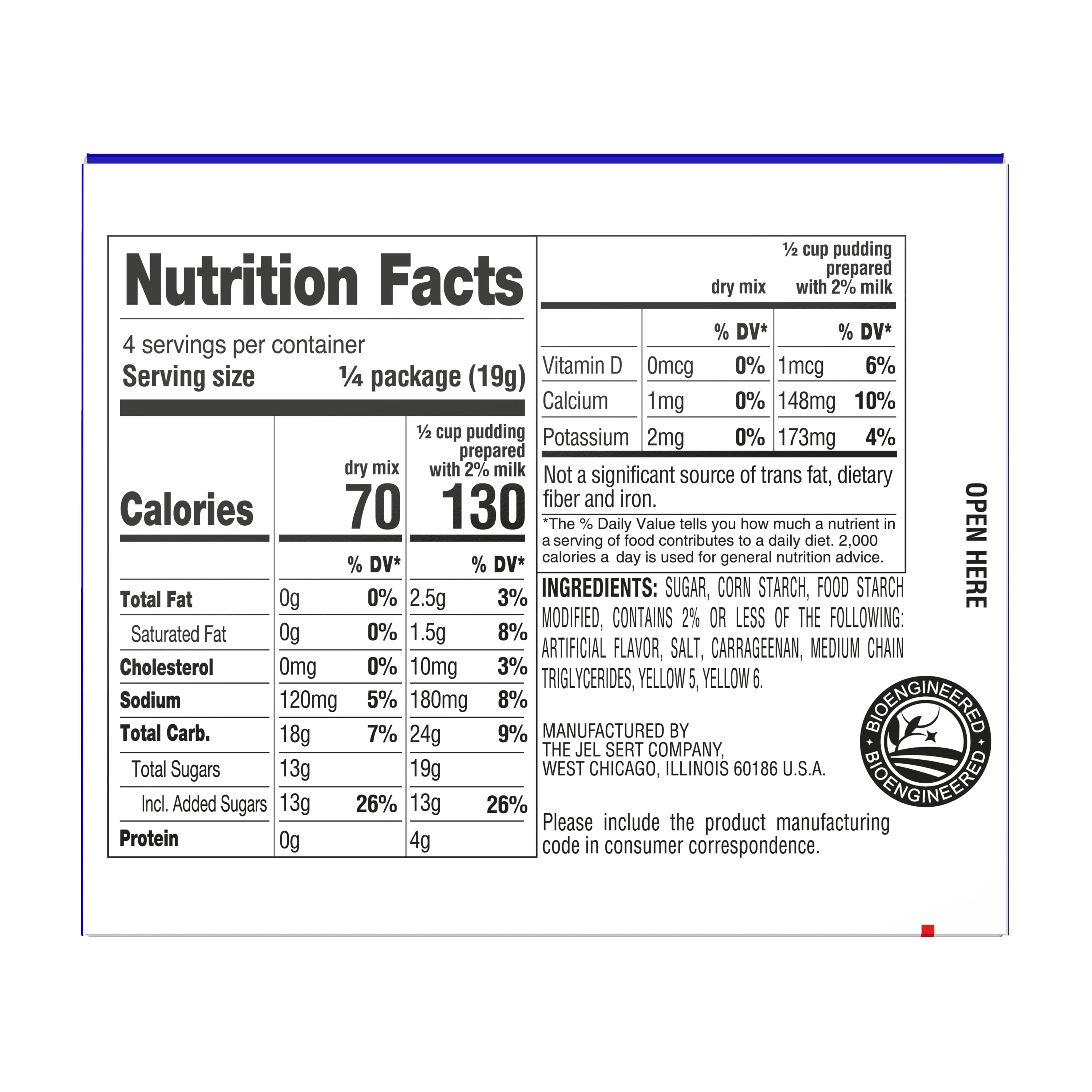 (2 pack) My-T-Fine Vanilla Cook and Serve Pudding Mix & Pie Filling, 4 Servings, 2.75 oz Box